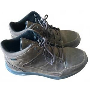 Dunham Men's Sutton Simon Brown Leather Waterproof Boots Size 13 6E Super Wide